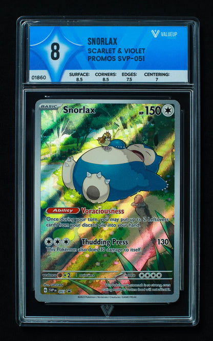 01860 SNORLAX Grading Card