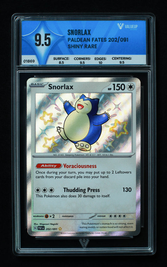 01869 SNORLAX Grading Card