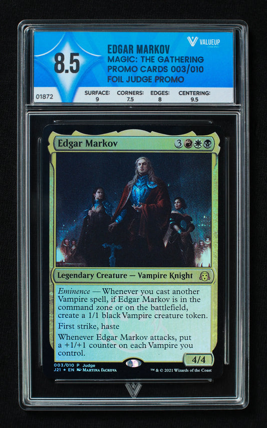 01872 EDGAR MARKOV Grading Card