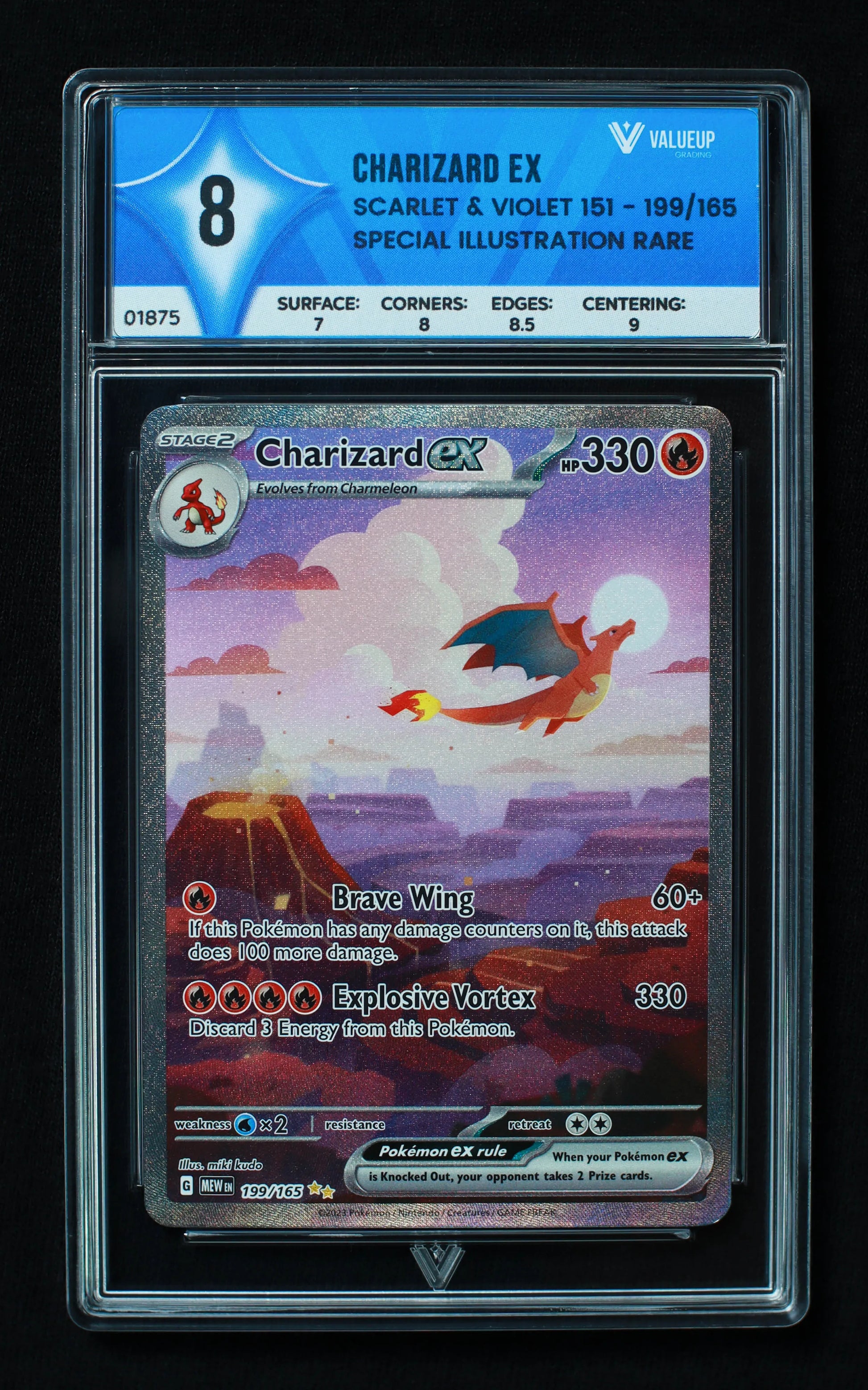 01875 CHARIZARD EX Grading Card