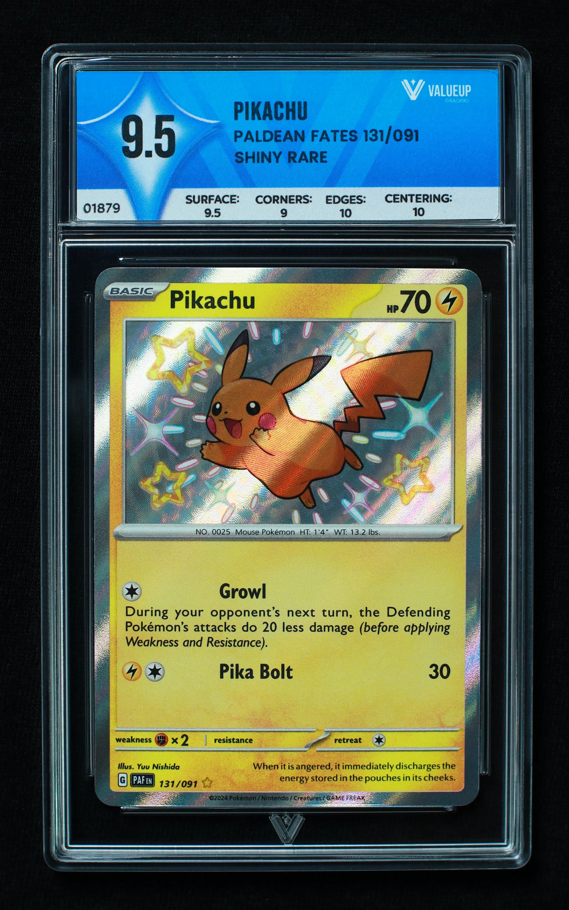 01879 PIKACHU Grading Card