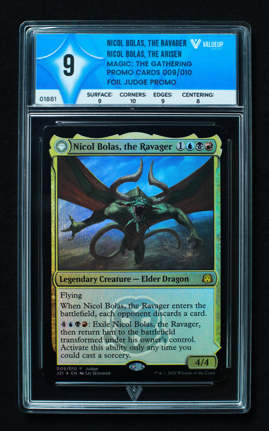 01881 NICOL BOLAS, THE RAVAGER NICOL BOLAS, THE ARISEN Grading Card