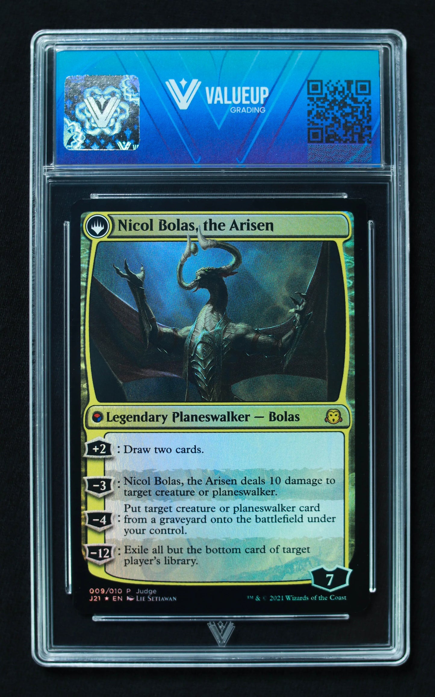 01881 NICOL BOLAS, THE RAVAGER NICOL BOLAS, THE ARISEN Grading Card