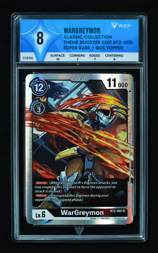 01896 WARGREYMON Grading Card
