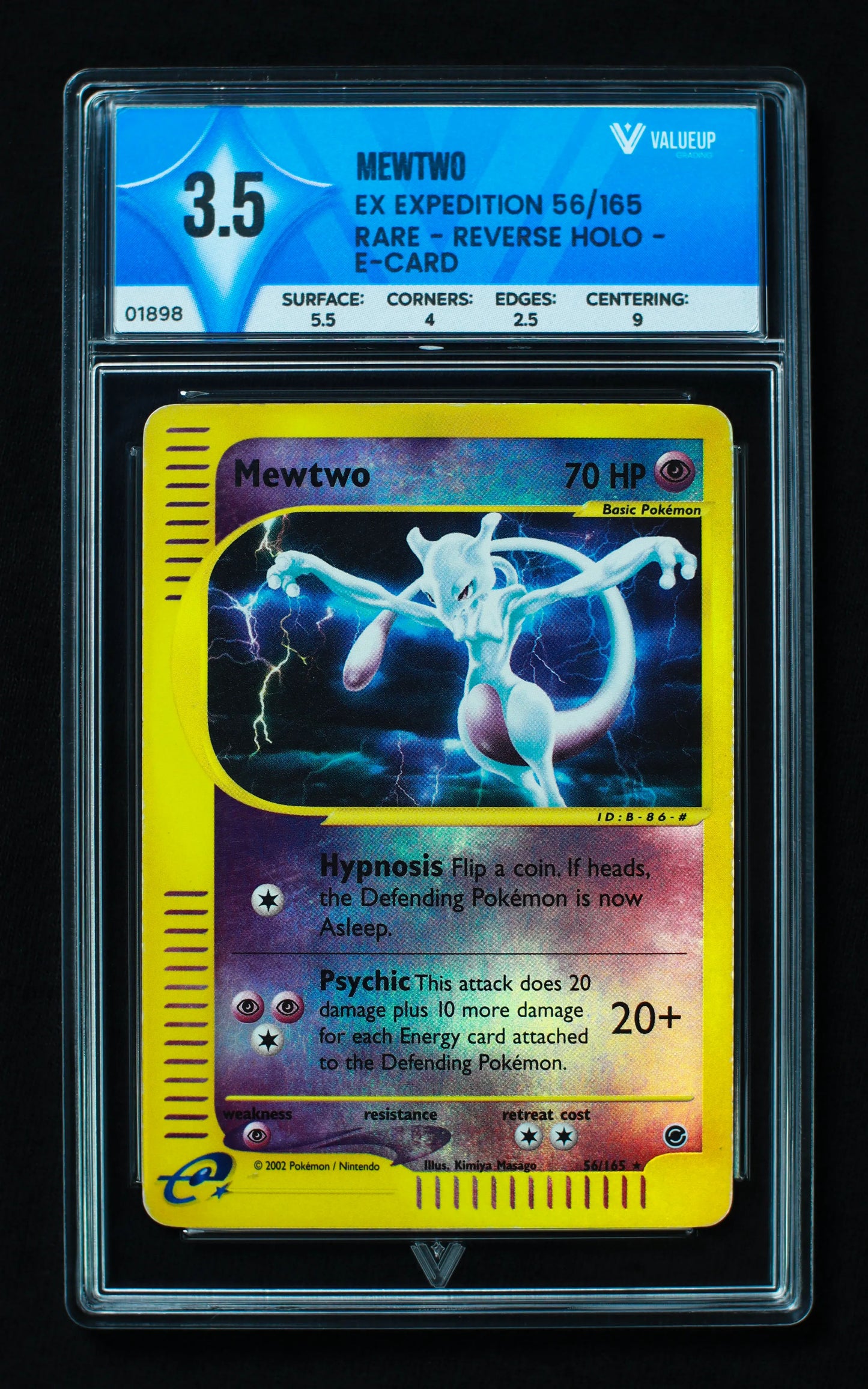 01898 MEWTWO Grading Card