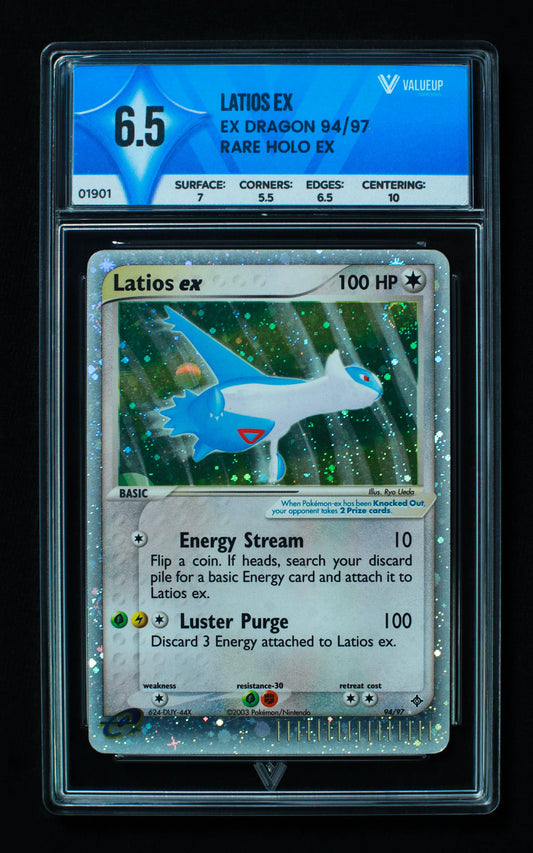 01901 LATIOS EX Grading Card