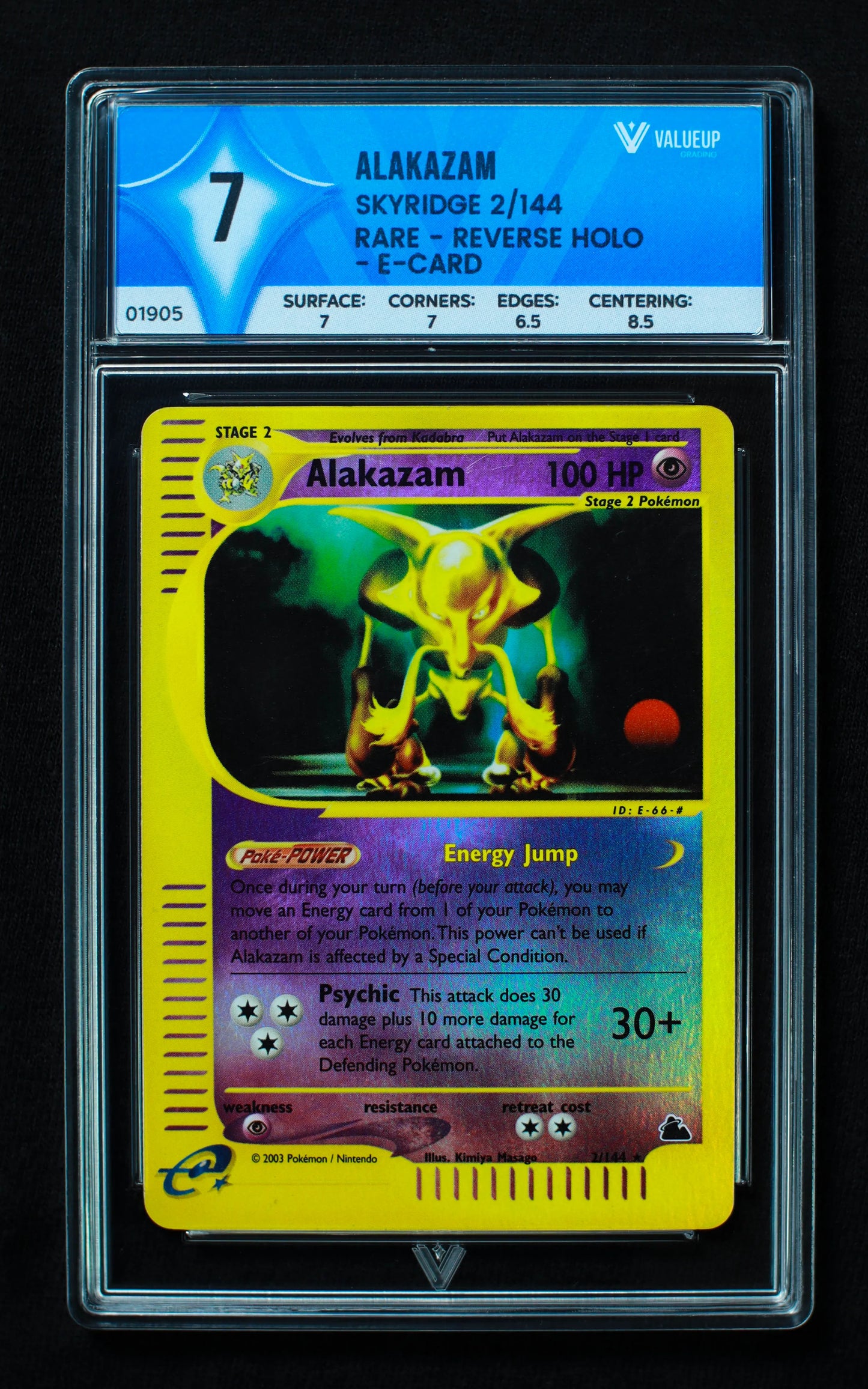 01905 ALAKAZAM Grading Card