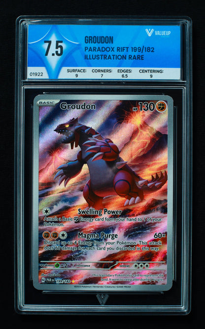 01922 GROUDON Grading Card