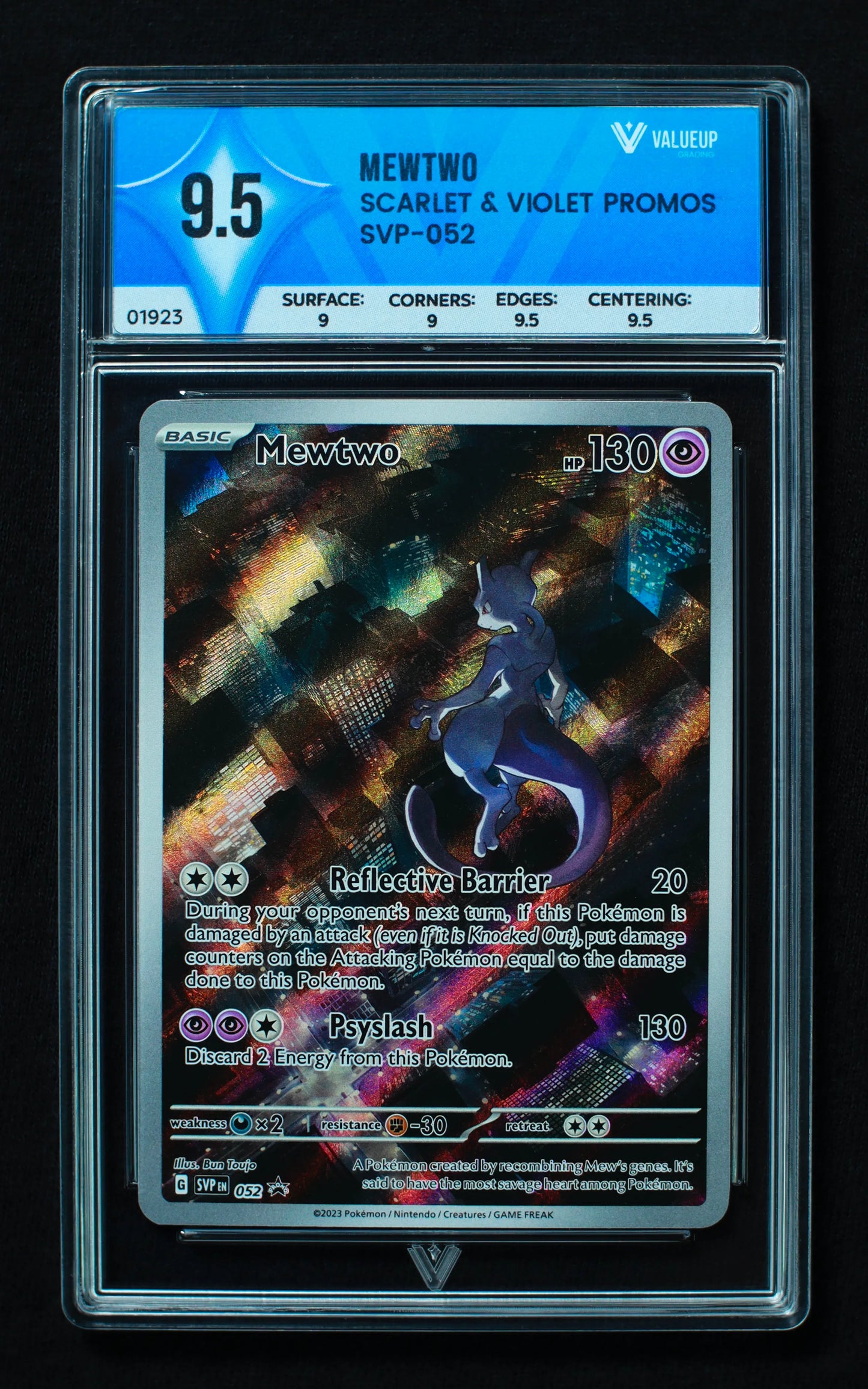 01923 MEWTWO Grading Card
