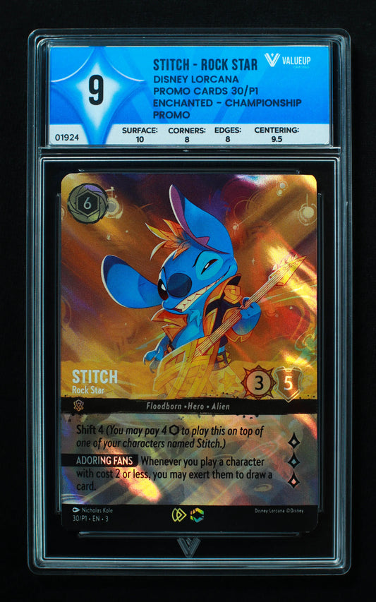 01924 STITCH - ROCK STAR Grading Card
