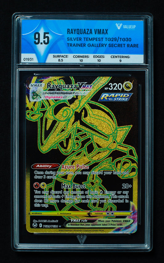 01931 RAYQUAZA VMAX Grading Card