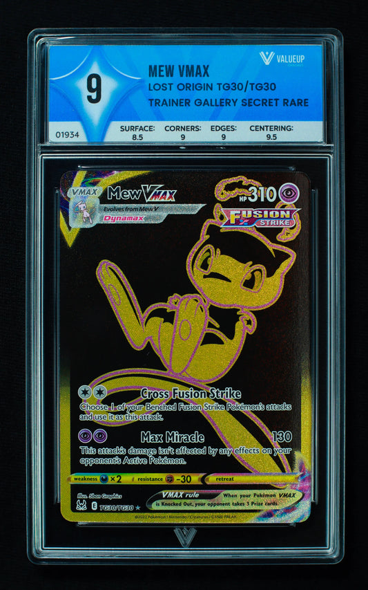 01934 MEW VMAX Grading Card