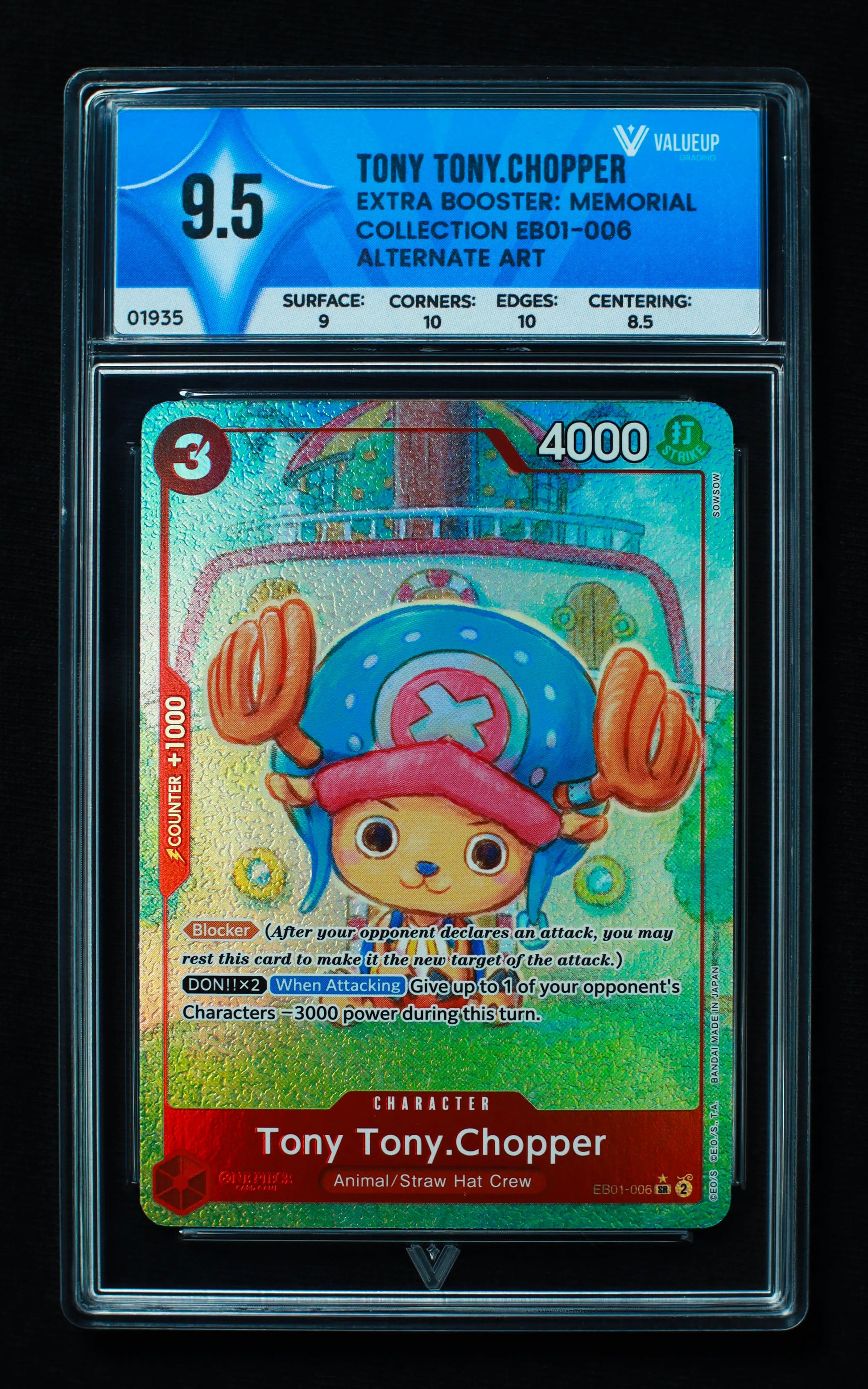 01935 TONY TONY.CHOPPER Grading Card