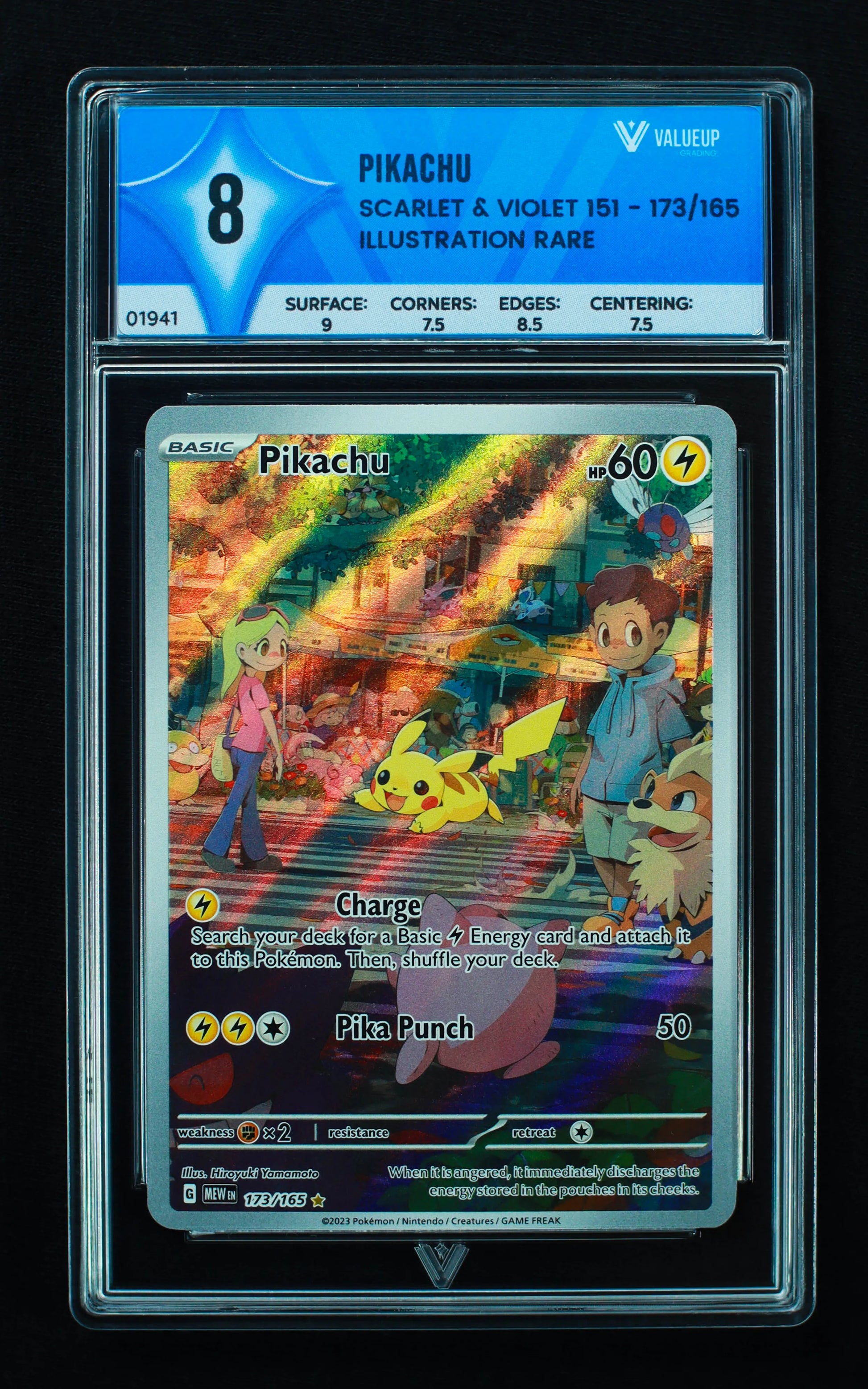 01941 PIKACHU Grading Card