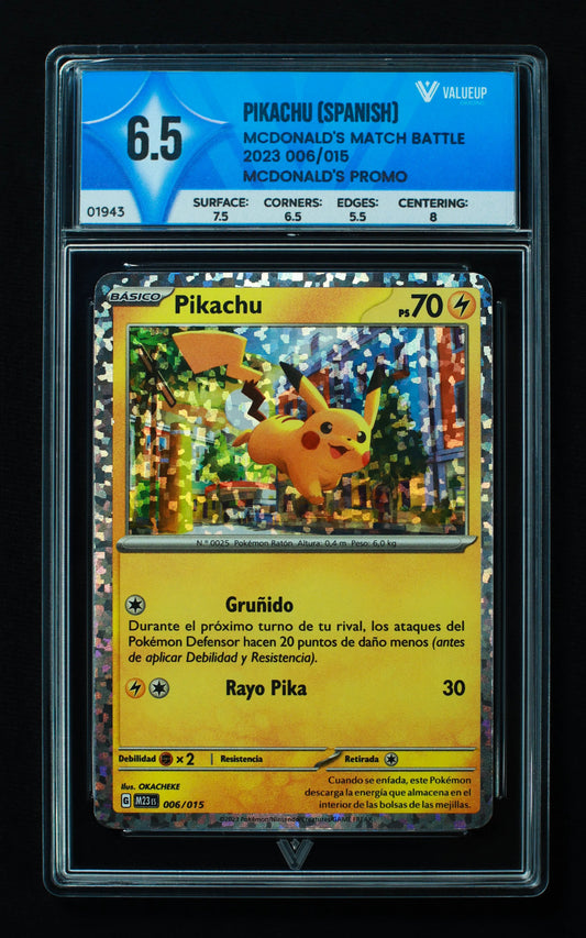 01943 PIKACHU (SPANISH) Grading Card