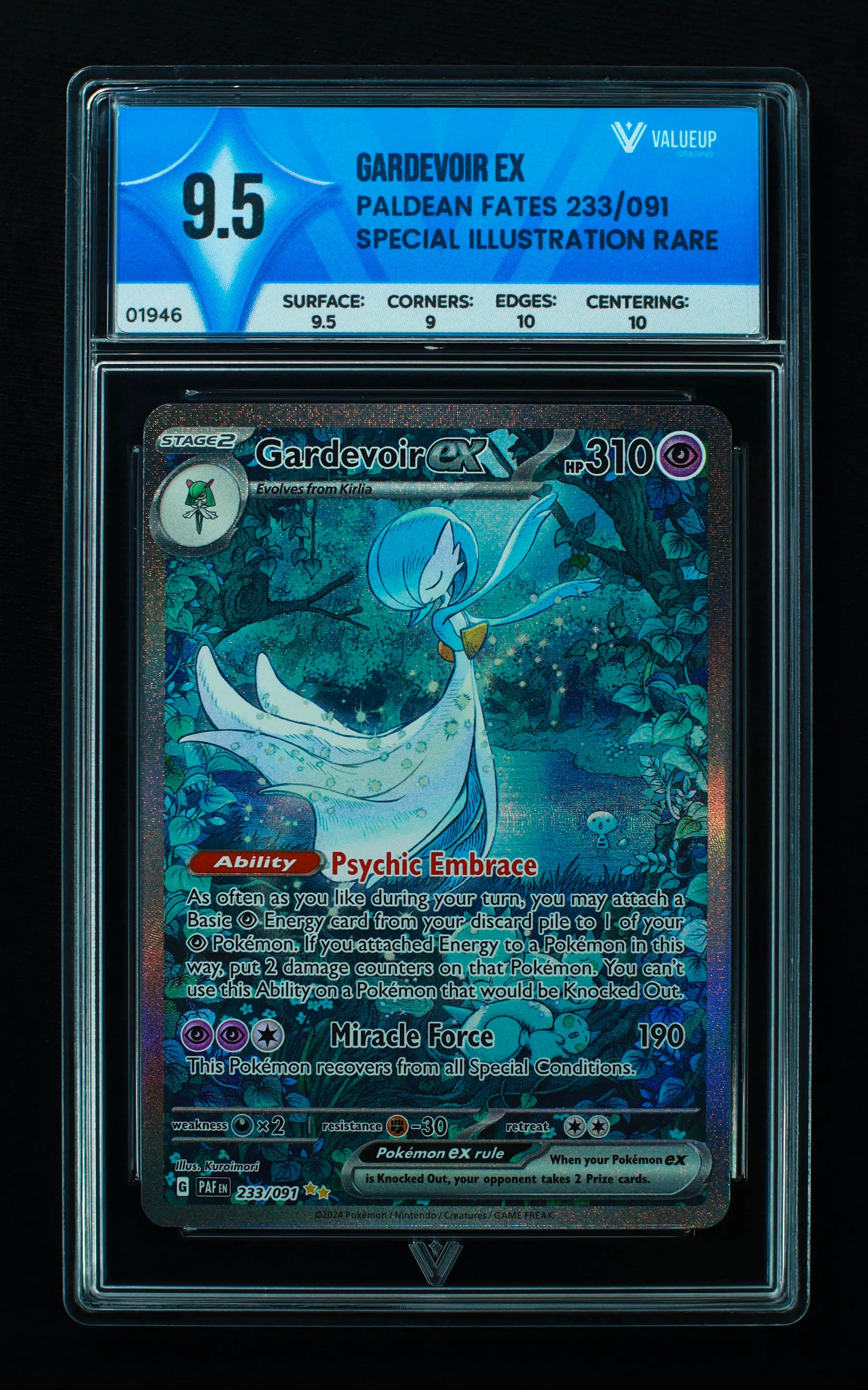 01946 GARDEVOIR EX Grading Card