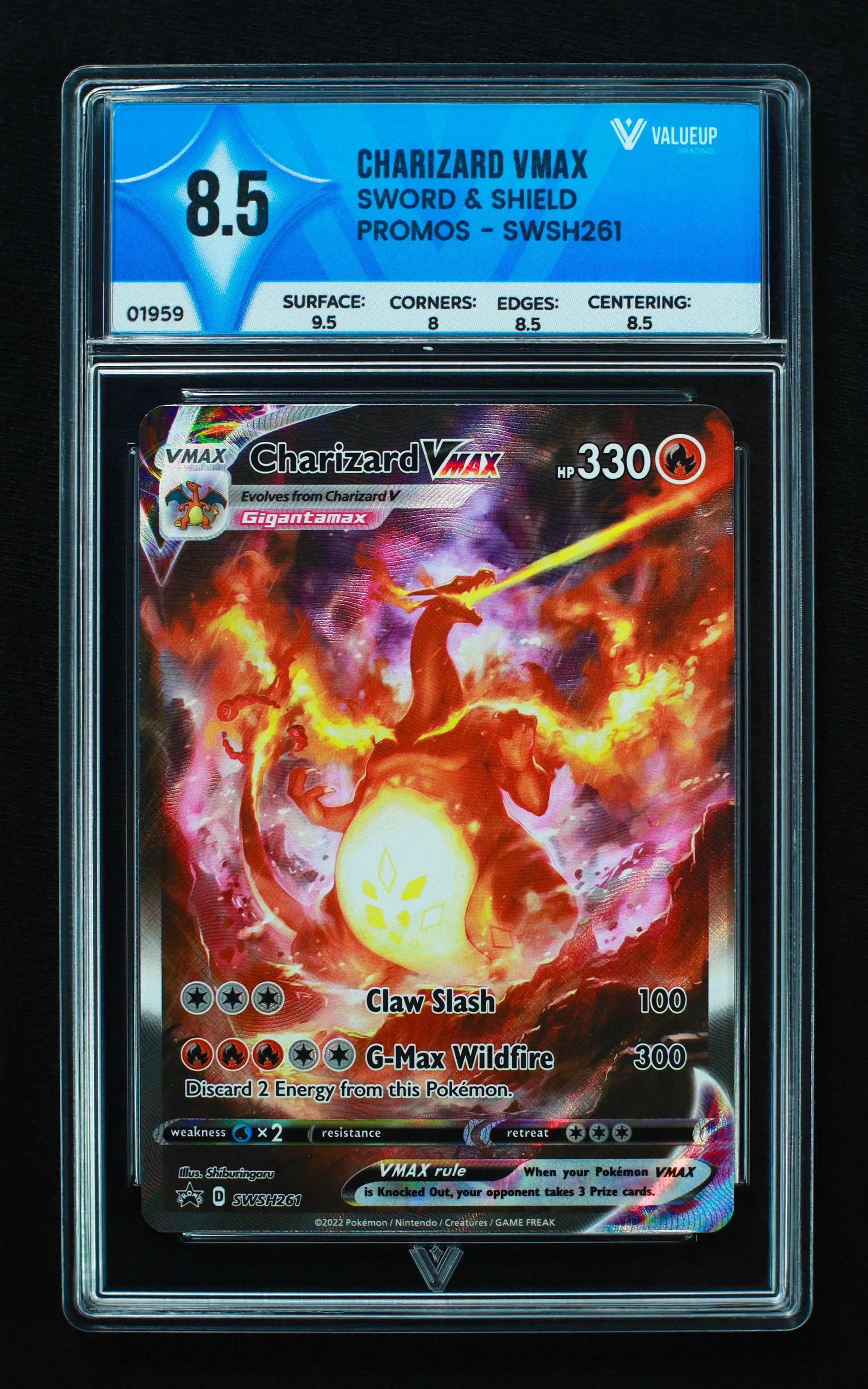 01959 CHARIZARD VMAX Grading Card