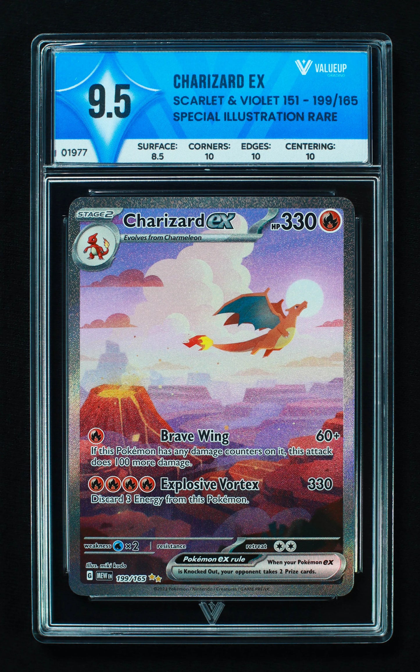 01977 CHARIZARD EX Grading Card