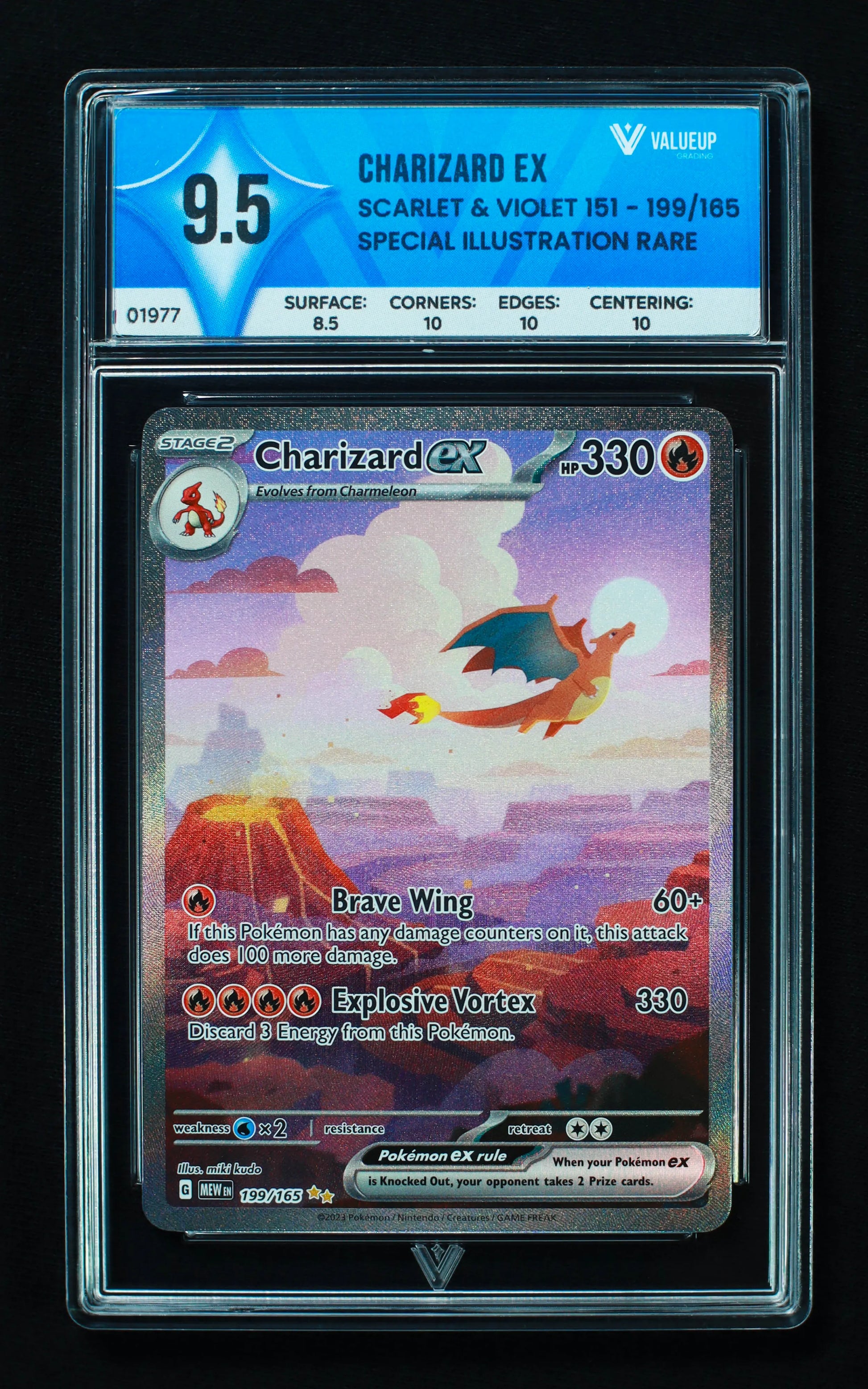 01977 CHARIZARD EX Grading Card