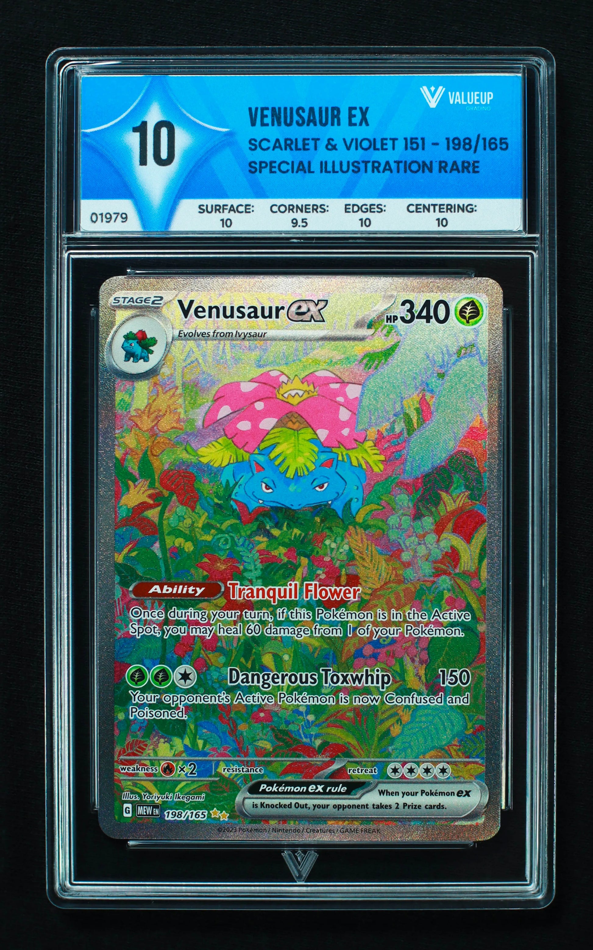 01979 VENUSAUR EX Grading Card