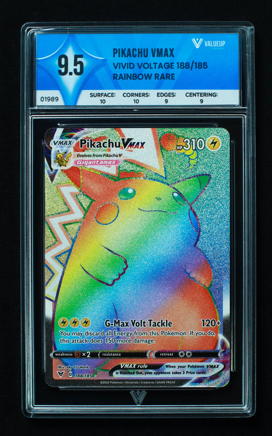 01989 PIKACHU VMAX Grading Card