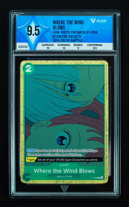 02006 WHERE THE WIND BLOWS Grading Card