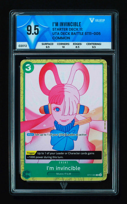02012 I'M INVINCIBLE Grading Card