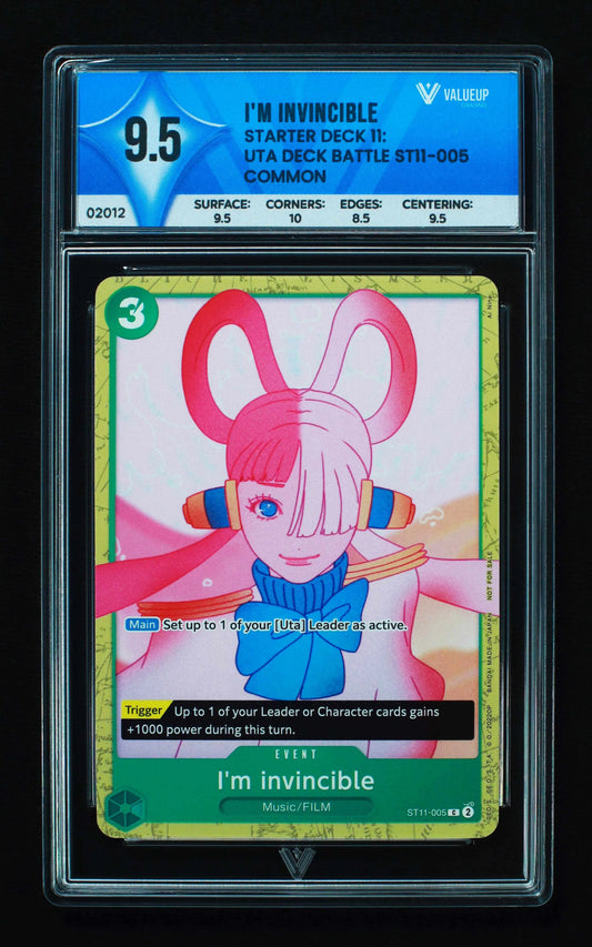 02012 I'M INVINCIBLE Grading Card