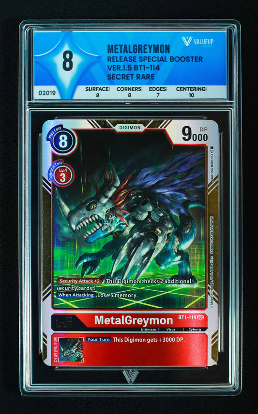 02019 METALGREYMON Grading Card