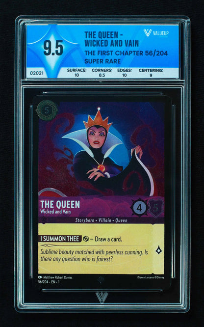 02021 THE QUEEN - WICKED AND VAIN Grading Card