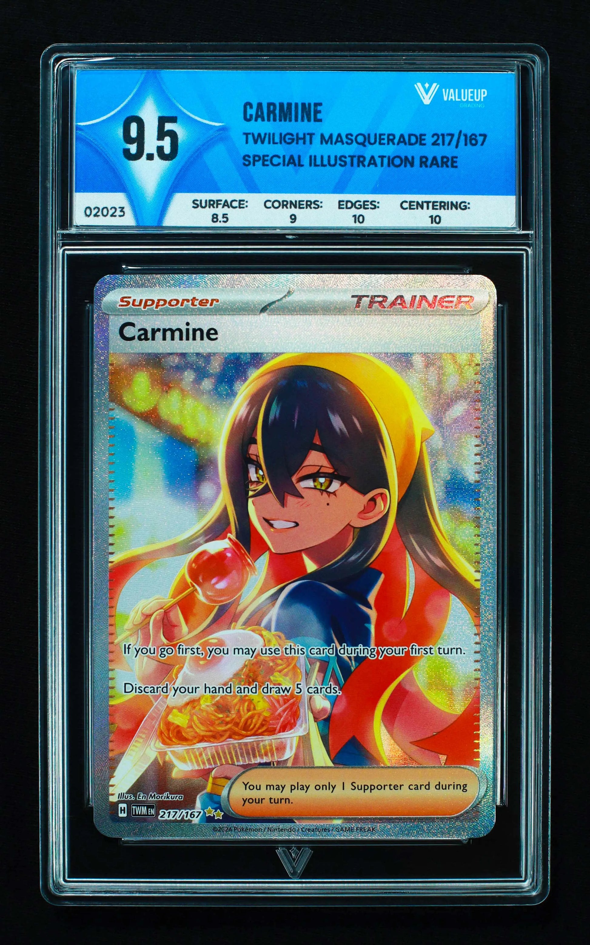 02023 CARMINE Grading Card