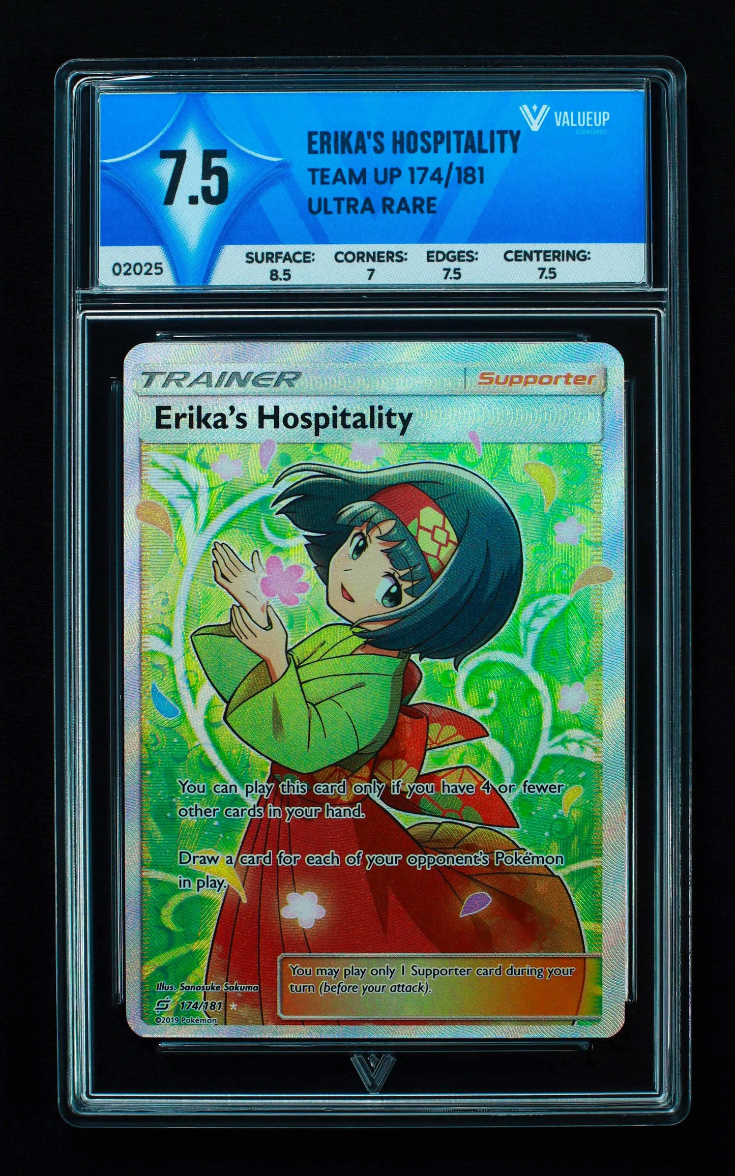 02025 ERIKA'S HOSPITALITY Grading Card