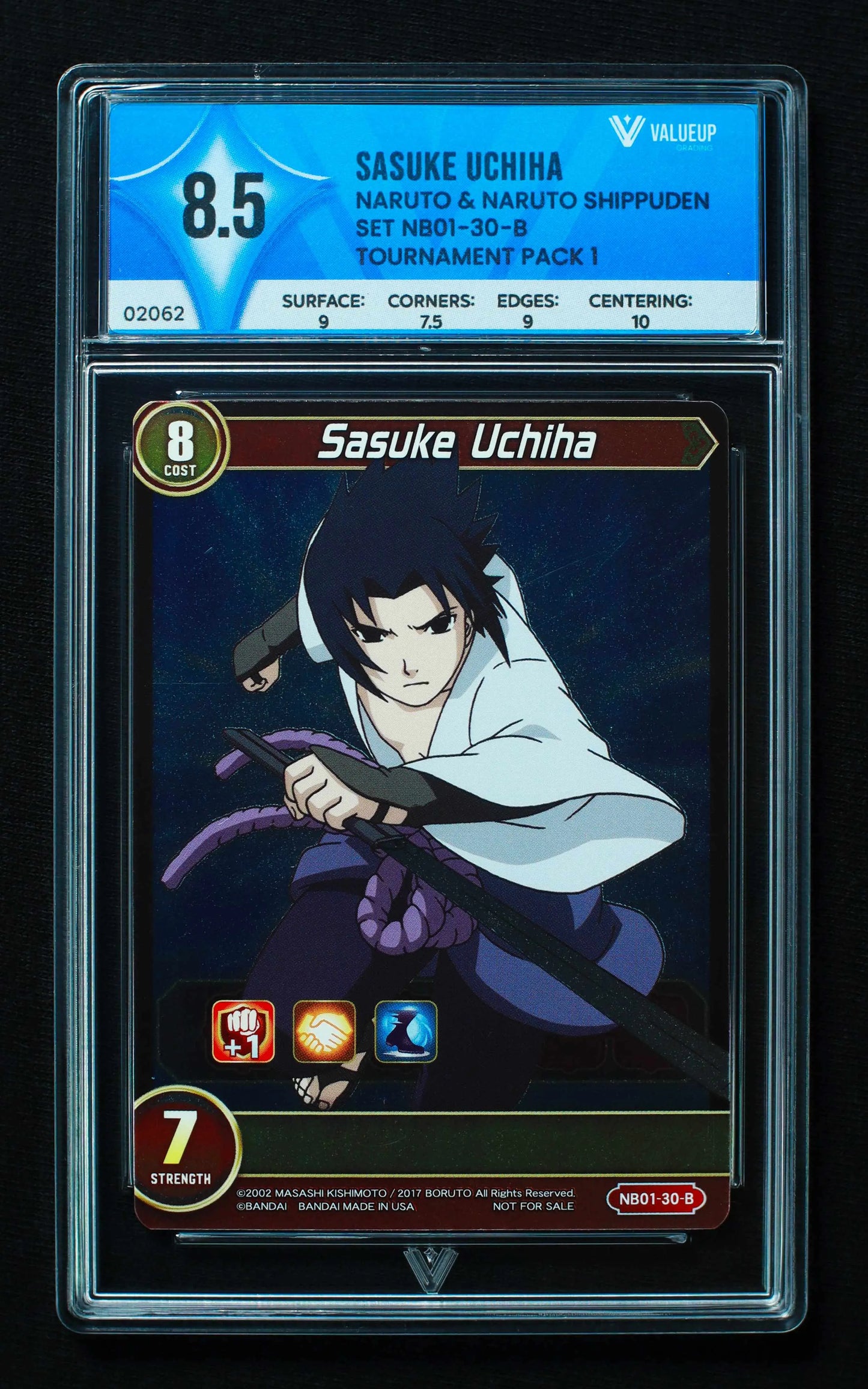 02062 SASUKE UCHIHA Grading Card
