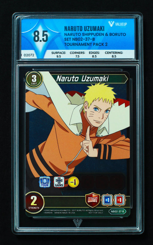 02072 NARUTO UZUMAKI Grading Card