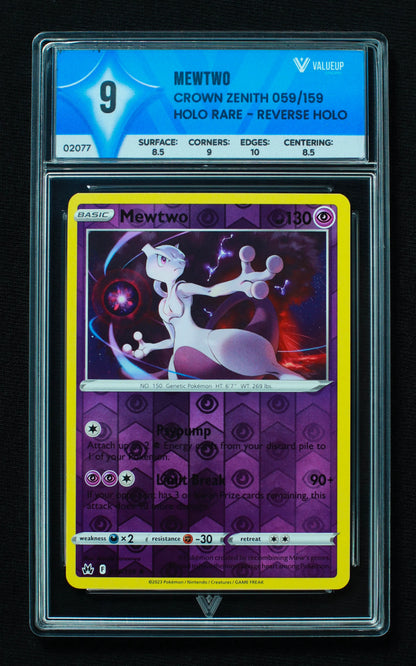 02077 MEWTWO Grading Card