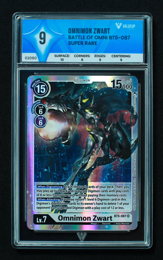 02080 OMNIMON ZWART Grading Card