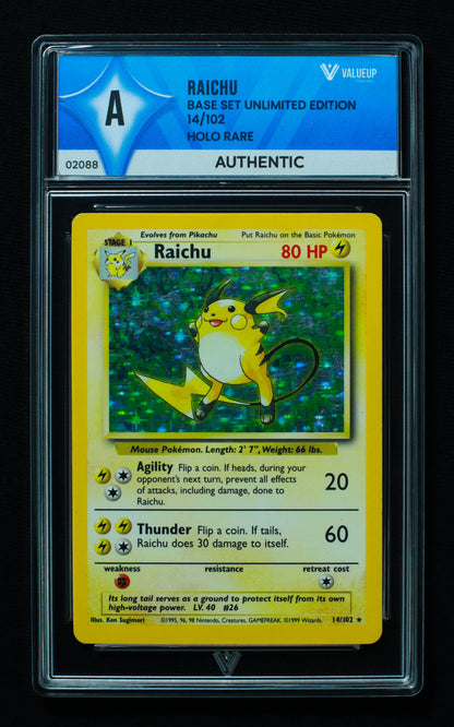 02088 RAICHU Grading Card
