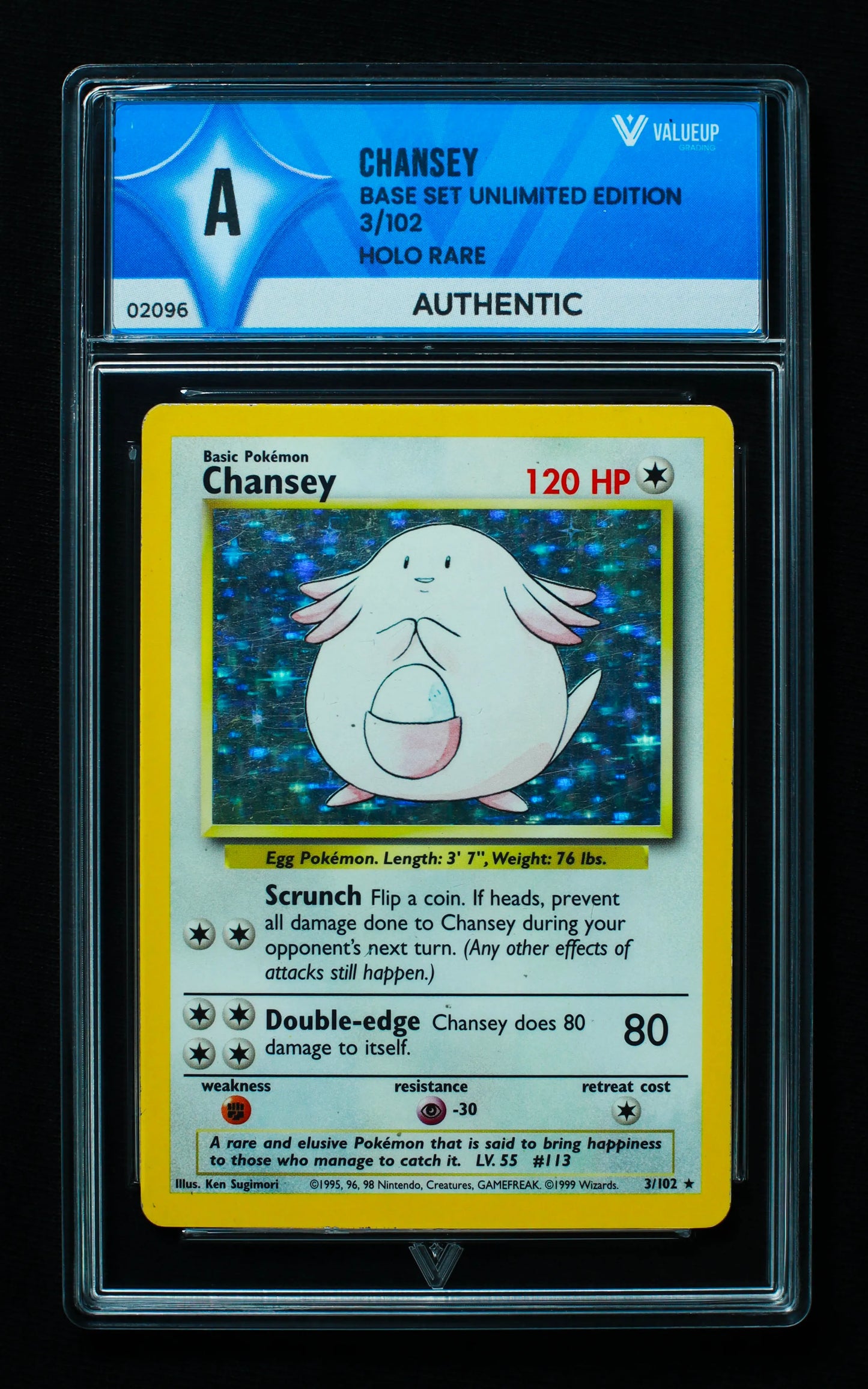 02096 CHANSEY Grading Card