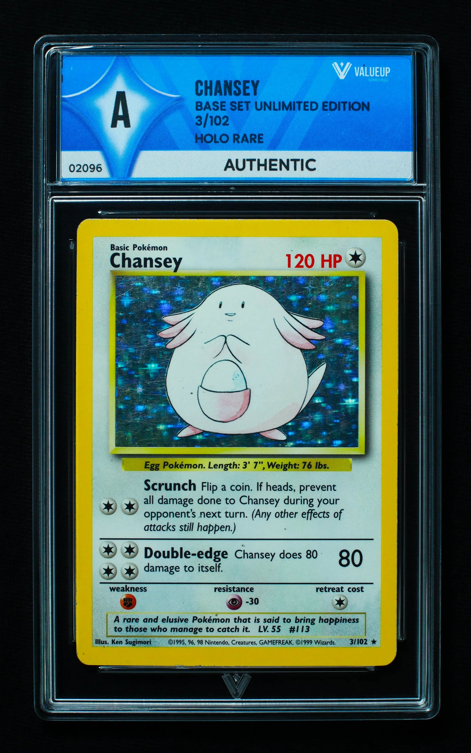 02096 CHANSEY Grading Card