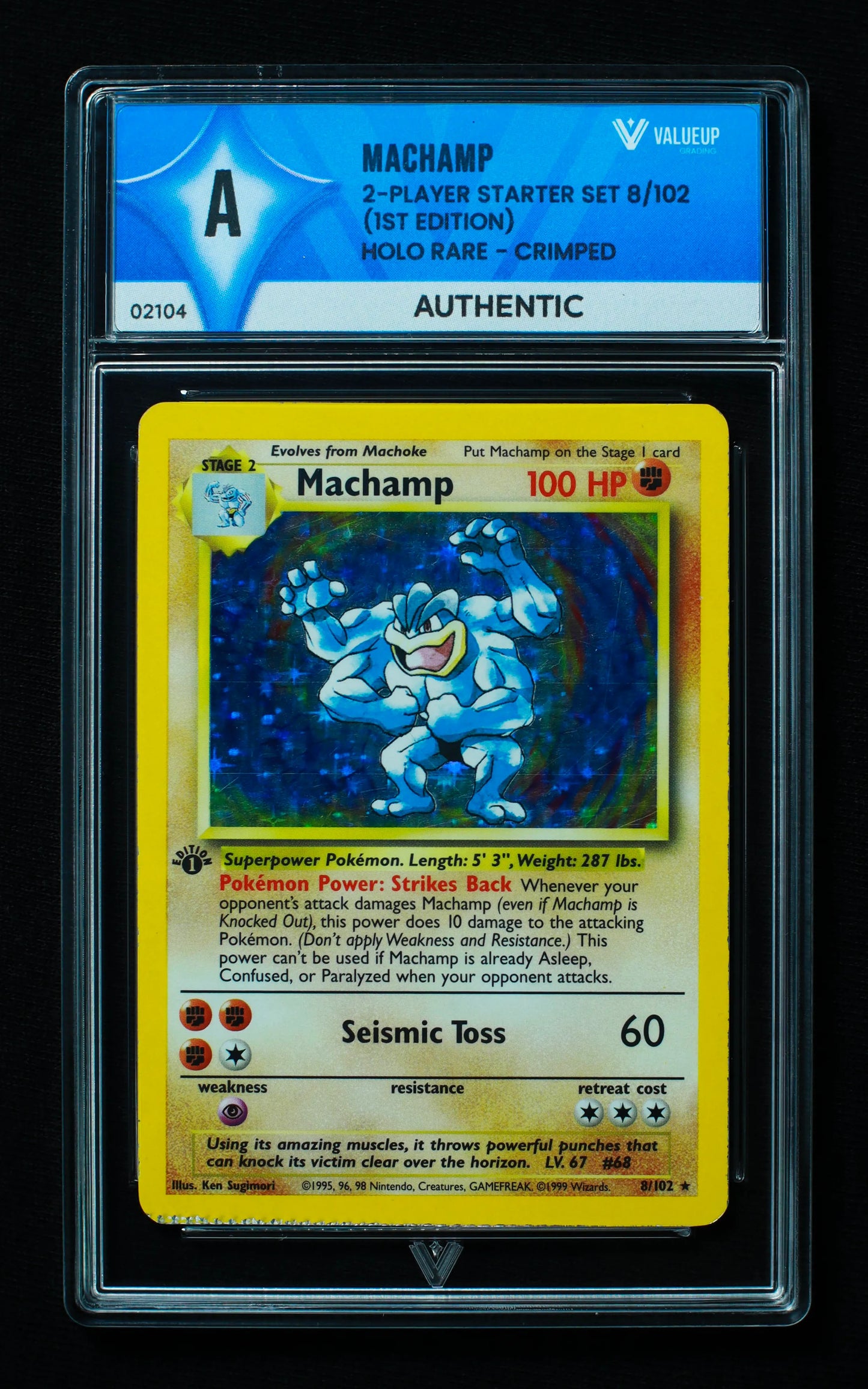 02104 MACHAMP Grading Card