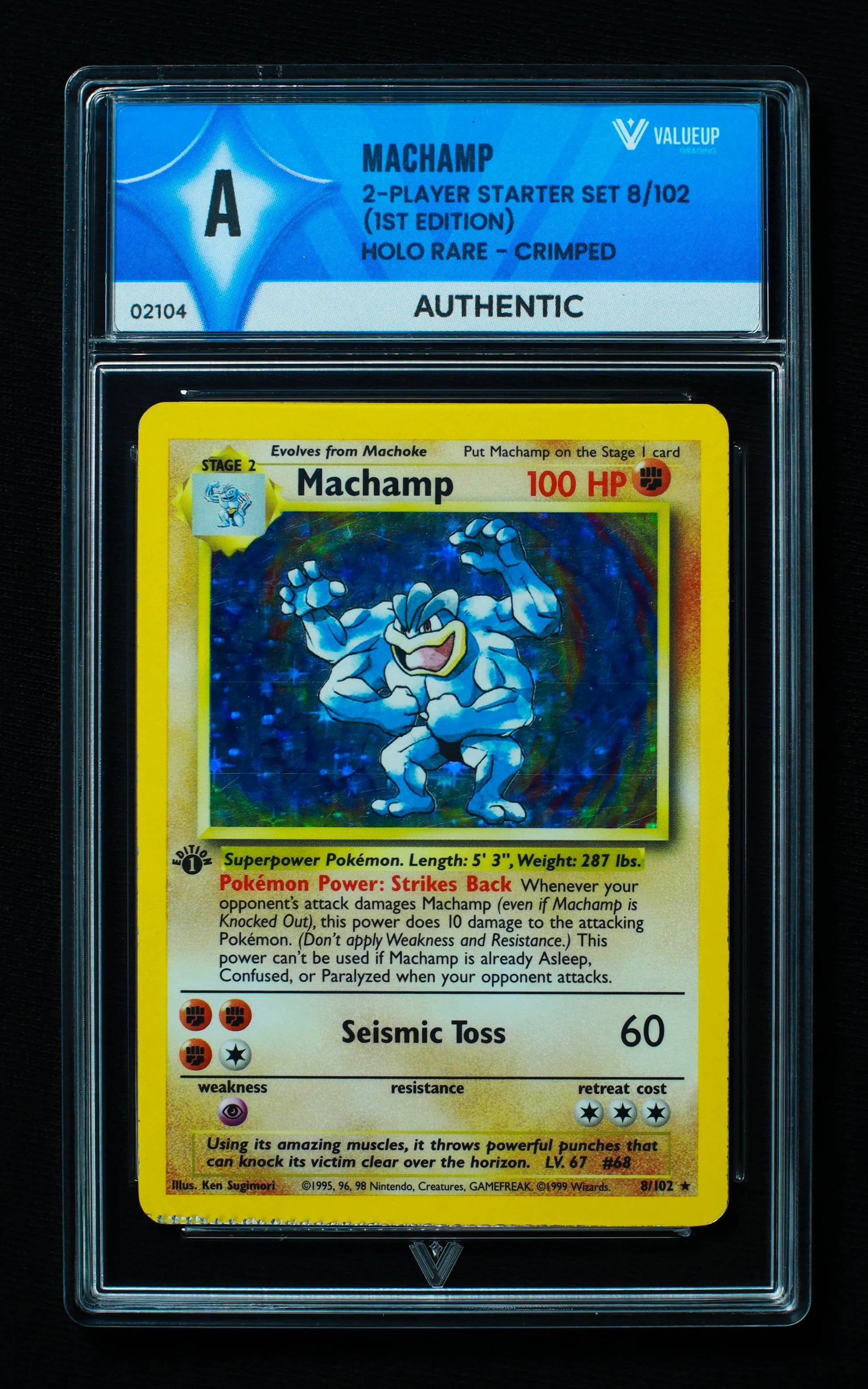 02104 MACHAMP Grading Card