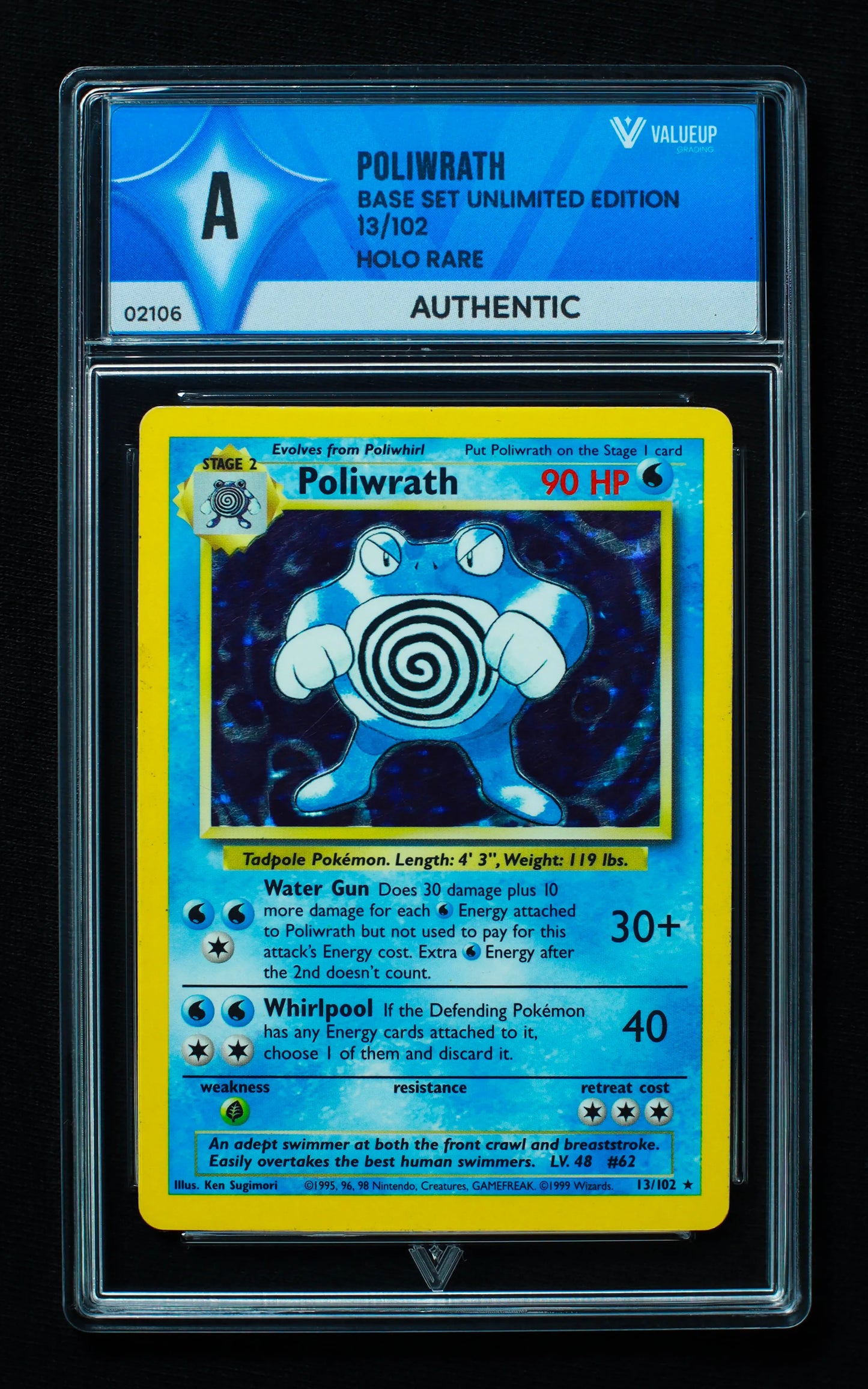 02106 POLIWRATH Grading Card