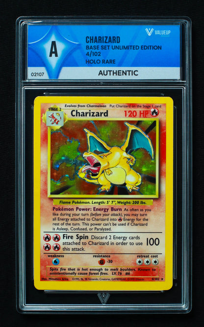 02107 CHARIZARD Grading Card