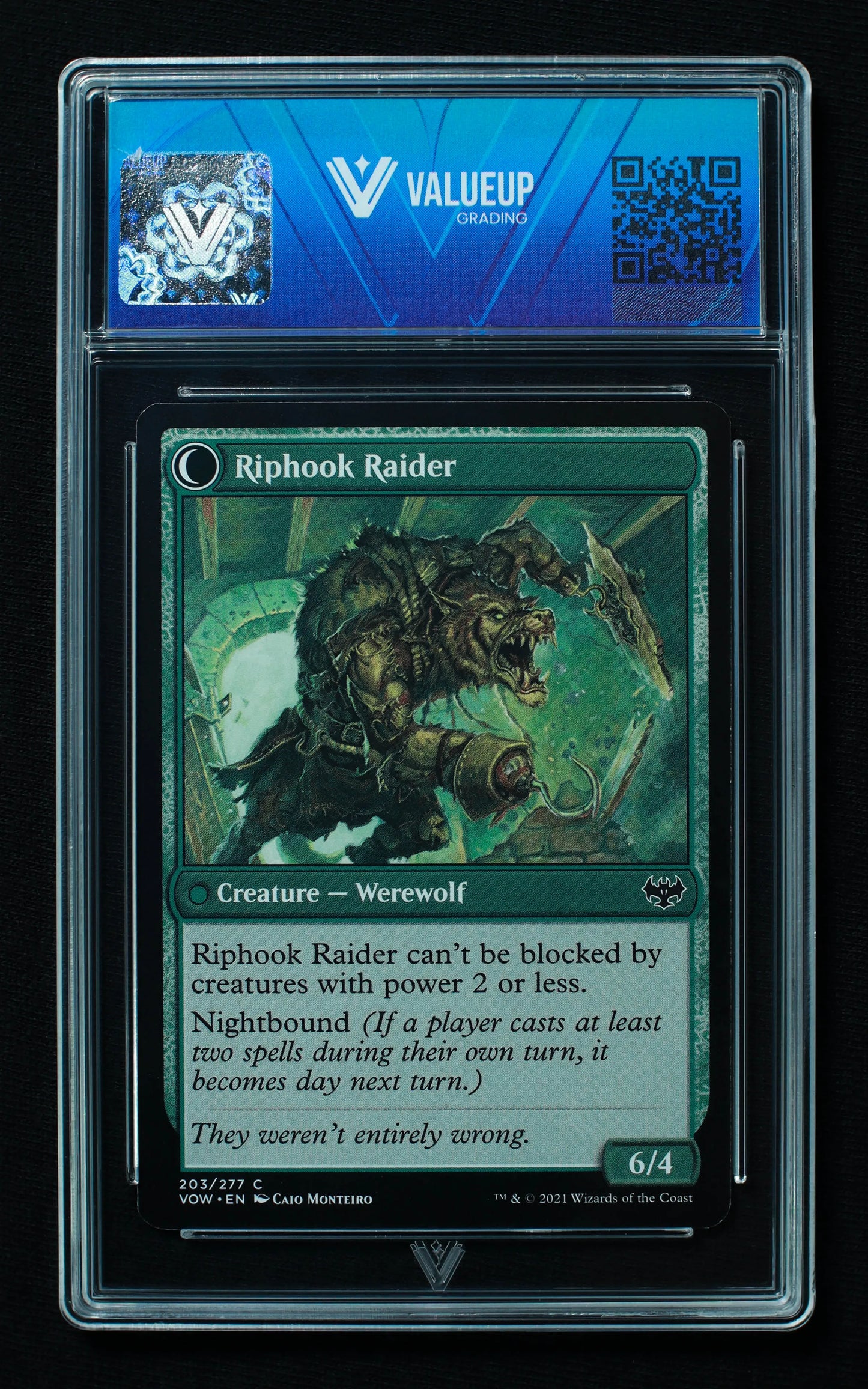 02121 HOOKHAND MARINER/ RIPHOOK RAIDER Grading Card