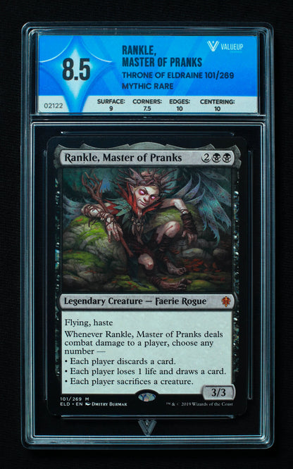 02122 RANKLE, MASTER OF PRANKS Grading Card
