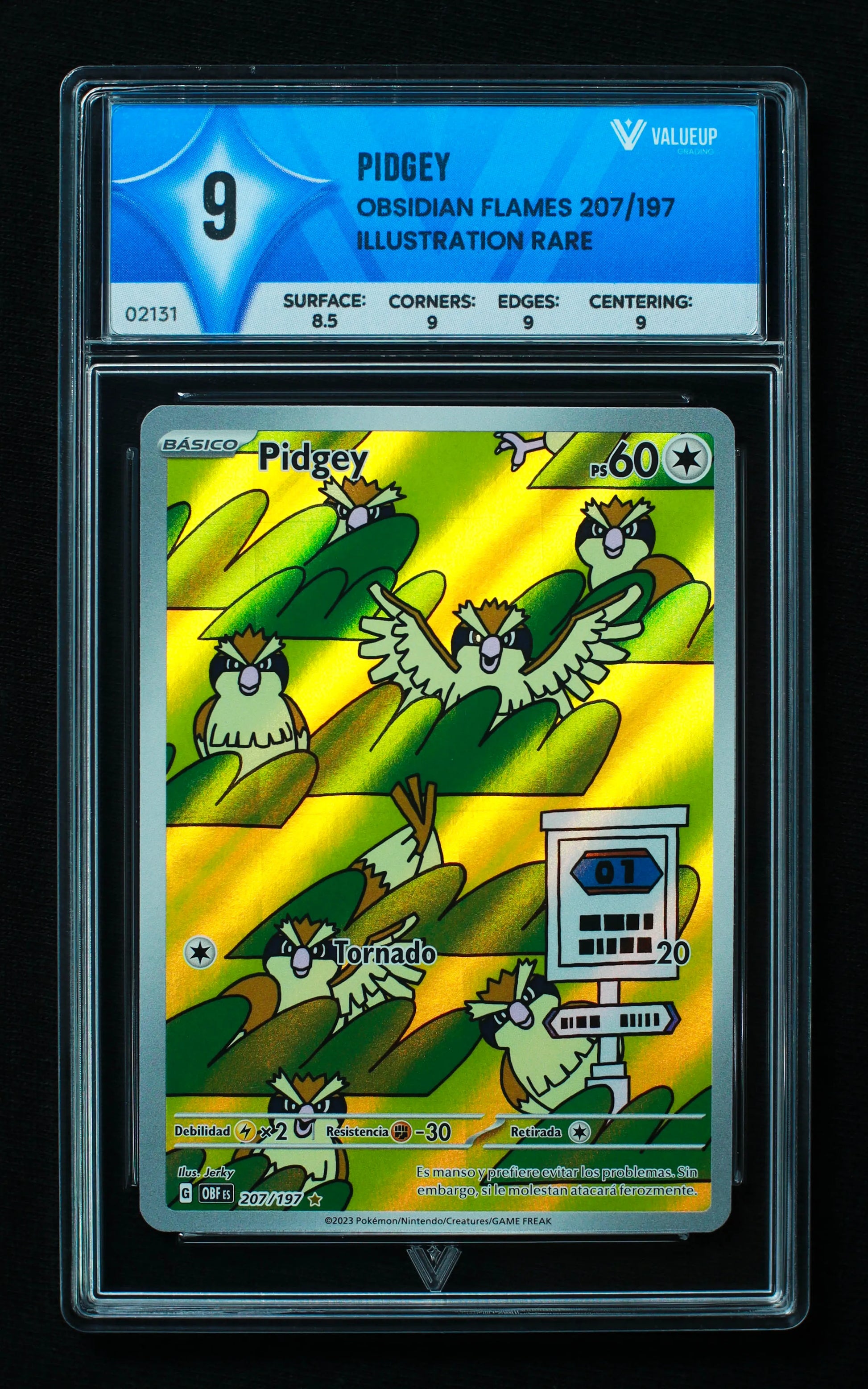 02131 PIDGEY Grading Card