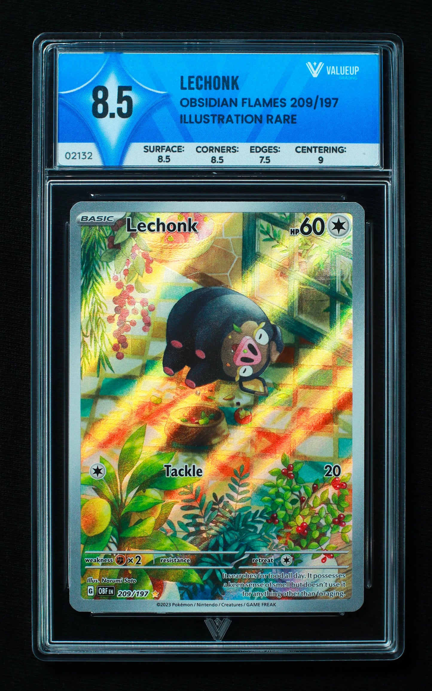 02132 LECHONK Grading Card