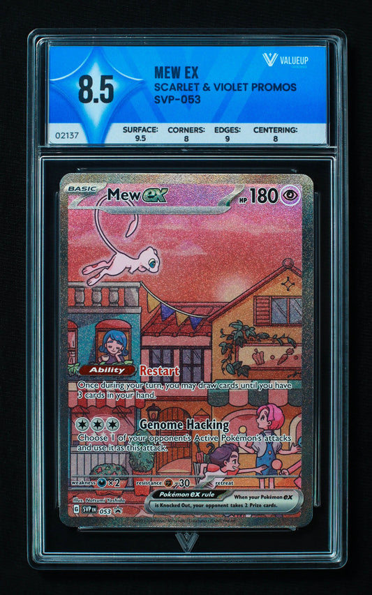 02137 MEW EX Grading Card