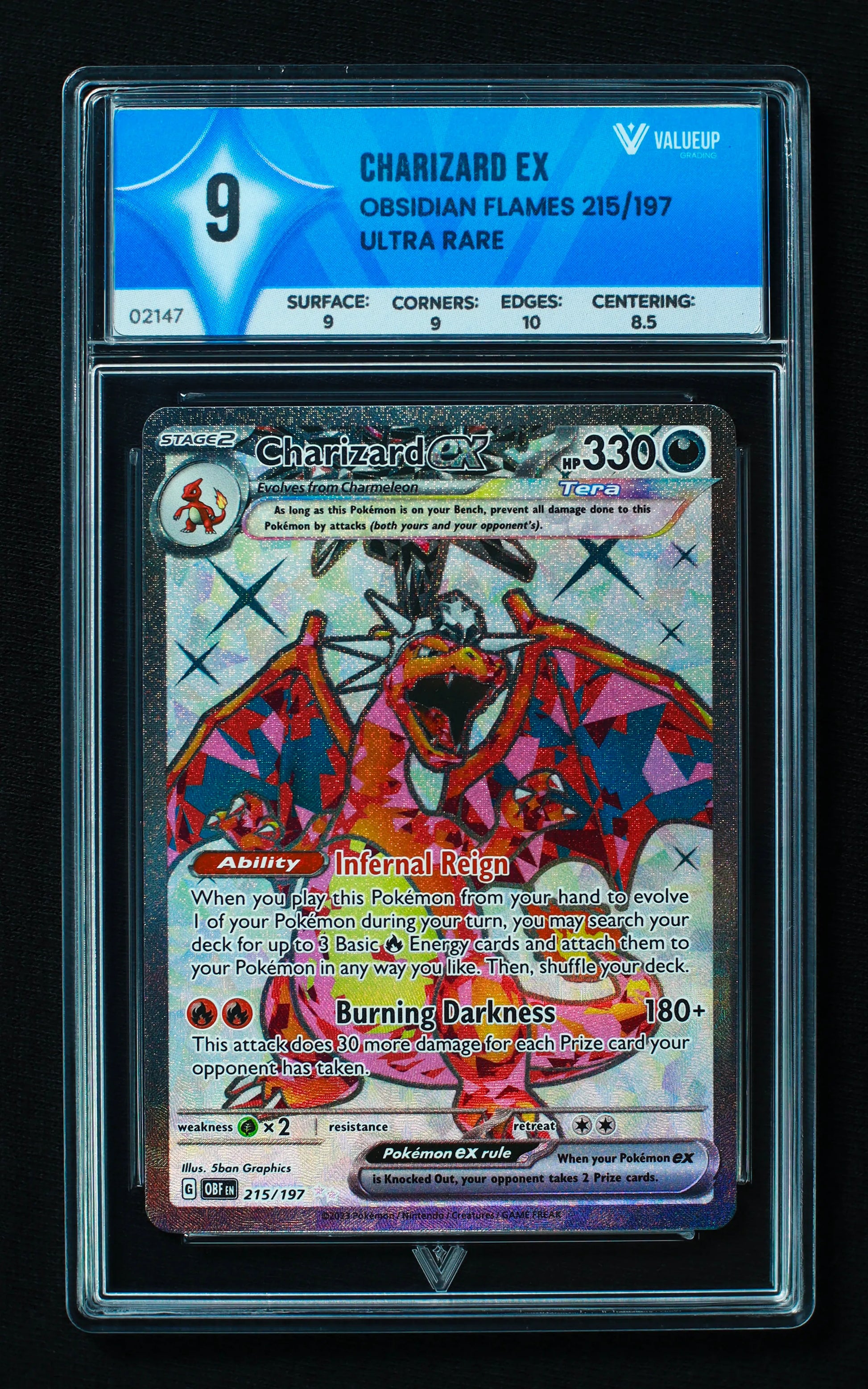 02147 CHARIZARD EX Grading Card