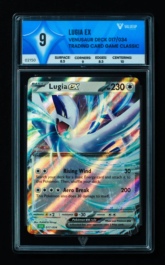 02150 LUGIA EX Grading Card
